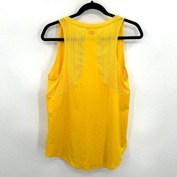 CALIA Sunshine Yellow Workout Athletic Running Tank Top Size Medium - Picture 2 of 6